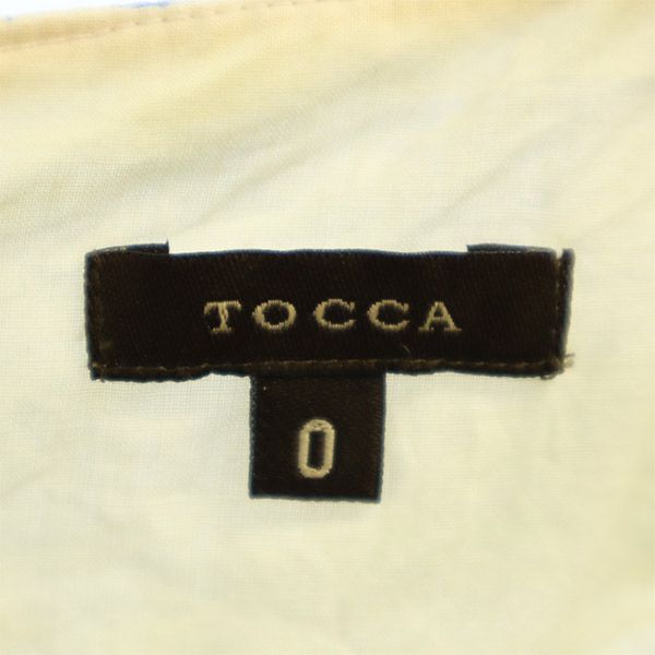 TOCCA Overall Handle Short Sleeve One Piece White System French Sleeve Women Used