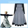 Kostium cosplay Maria Sound Of Music na Halloween, strój sceniczny z materiału Amoury Spandex
