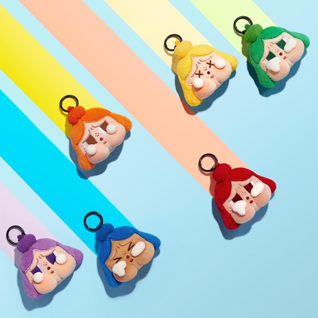 POPMART CRYBABY CHEER UP, BABY! Series Plush Pendants (3-Piece Set) PopMart Gachapon Blind Box Figures Plastic Model Premium Toys Soft Vinyl Original