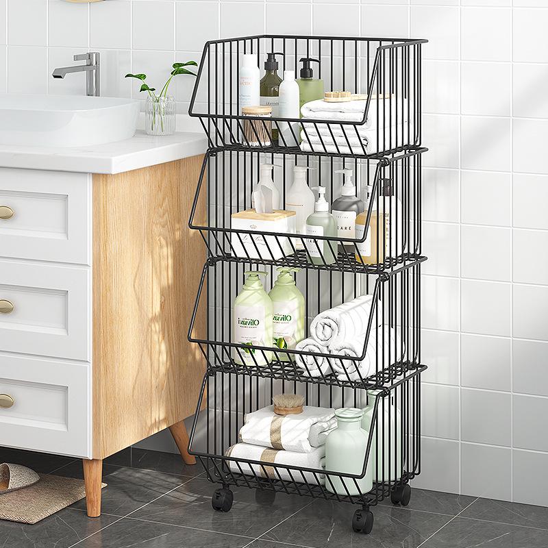 Multi-Layer Floor-Standing Kitchen Rack for Vegetables & Fruits