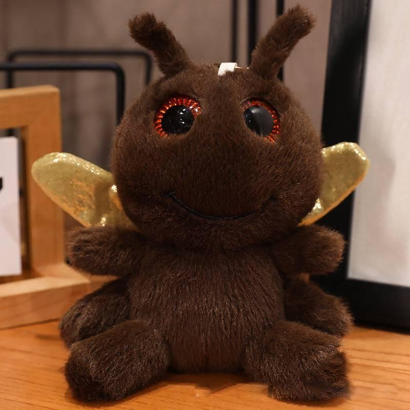 Entzückender Plüsch Libellen Schlüsselanhänger Weiches Spielzeug Niedliches Stofftier Buddy für Geschenke