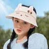 Sun Hat Cartoon Sunshade Hat Shading Hat Children's Visor Hat Soft Children Straw Sun Hat  Travel