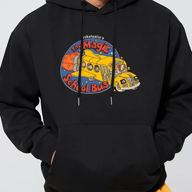 Men's New Trendy Hooded Sweatshirt, Daily Casual Drawstring Sports Hoodie