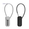 New 4 Digit Combination Code Number Lock With Spring Coil Wire Rope For Luggage Zipper Bag Backpack Suitcase Drawer Locks