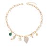 Love necklace jewelry fashion niche light luxury high-end flower gemstone accessories collarbone chain