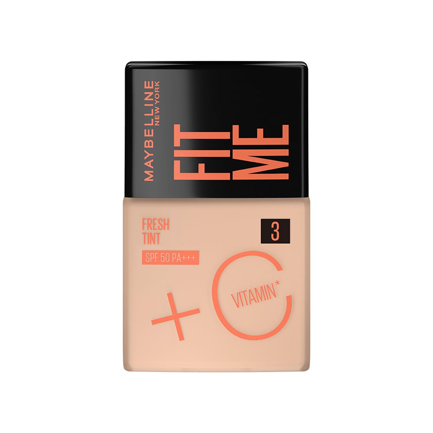 

Maybelline New York Liquid Foundation With SPF 50 & Vitamin C Natural Coverage Skin Tint 30ml Shade 03