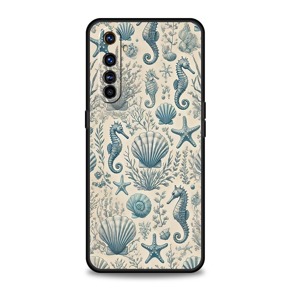 Blue Ocean Fish Case For Realme C67 C63 C55 C53 C35 C25 C21 GT 2 3 5 6 10 11 12 13 Pro Plus 5G Soft TPU Phone Cover Fundas Bags