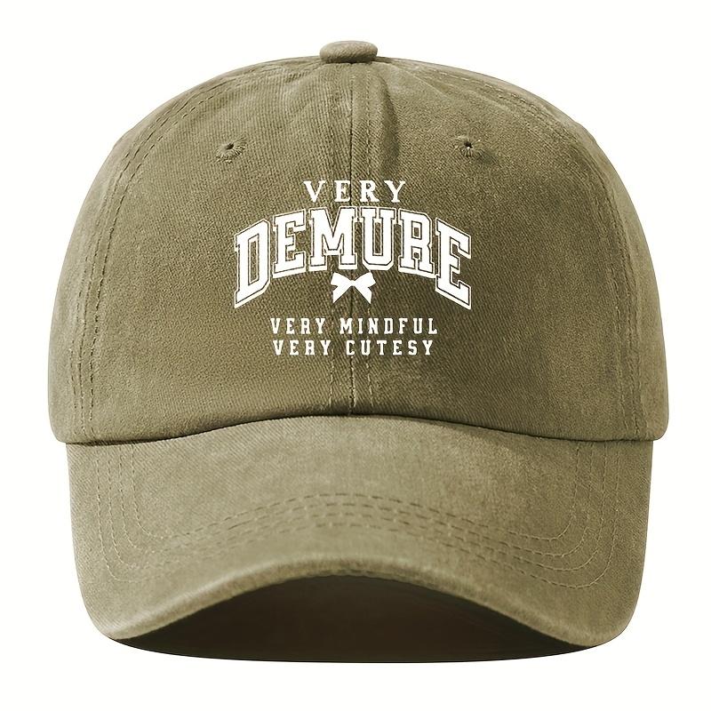 

Retro Washed Baseball Cap Letter Print Fashion Baseball Cap Men s Baseball Cap Curved Brim Hip Hop Hat хаки