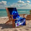 Ultra-Soft Beach Towel with Sonic Theme,Ideal for Pool - Camping, Diving - Perfect Travel Essential, Vibrant Beach Towel.