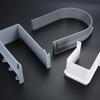Plastic U Shape Sink Drawer Slot Cabinet Recessed Under Sink Drainage Grommet Waterproof Baffle Cutout Cover Bath Kitchen Parts