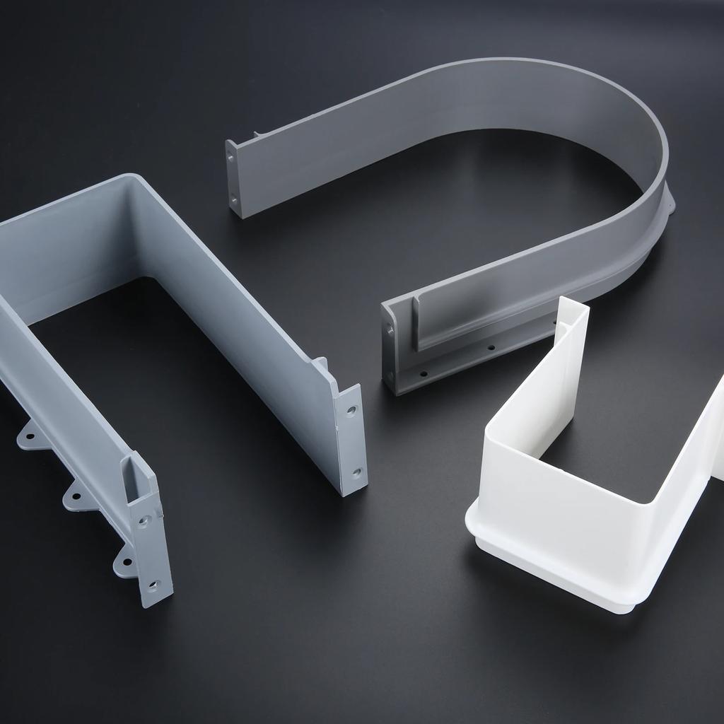Plastic U Shape Sink Drawer Slot Cabinet Recessed Under Sink Drainage Grommet Waterproof Baffle Cutout Cover Bath Kitchen Parts