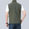 Men's Vest Jacket Men's Autumn Multi-Bag Workout Large Size Loose Outdoor Sports Photography Fishing Quick Dry Vest