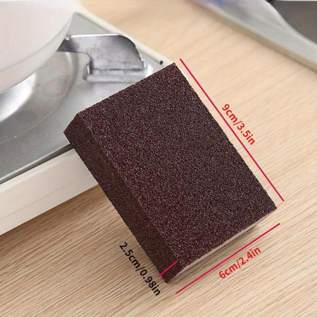 Dishwashing Sponge, Diamond Sand, Kitchen Sink, Rust Removal, Grinding Sponge Block, Household Cleaning Brush, Pot Cleaning Tool