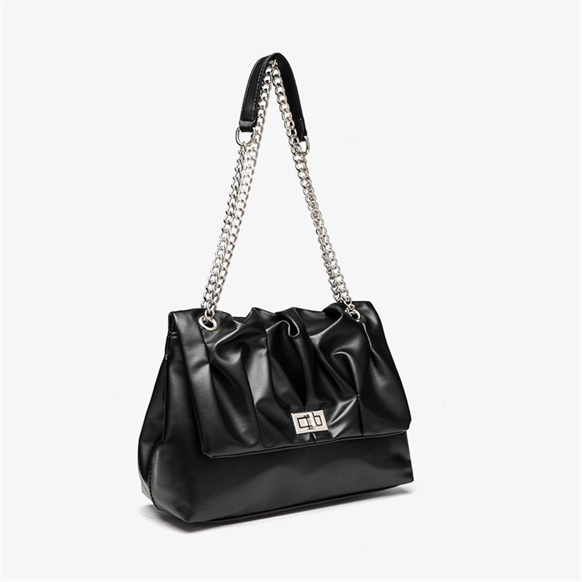 

Нишевая сумка Высококачественная текстура Сумка через плечо Плиссированная повседневная сумка-тоут Сумка-мессенджер для женщин