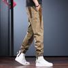 High-end Design Casual Pants Men's Spring and Autumn Street Style Loose and Thin Contrasting Color Leggings Handsome Trend