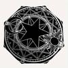 "Enchanted Star Mandala: Mystical Symbolic Artwork for Decor"Umbrella, Portable 3-Fold Compact Umbrella for Men & Women ES50