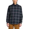 Timberland Plaid Button-Down Outdoor Long Sleeve Shirt Men Shirts Deep-Sapphire Wheat A44G5-B68