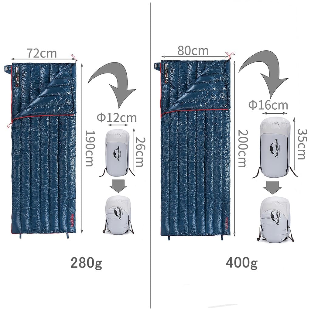 Naturehike Down Sleeping Envelope Ultra Uses Envelope Goose 4 Sleeping Mountain Disaster Sleeping In a Can Connect 2 Sleeping Compression Bag Mesh