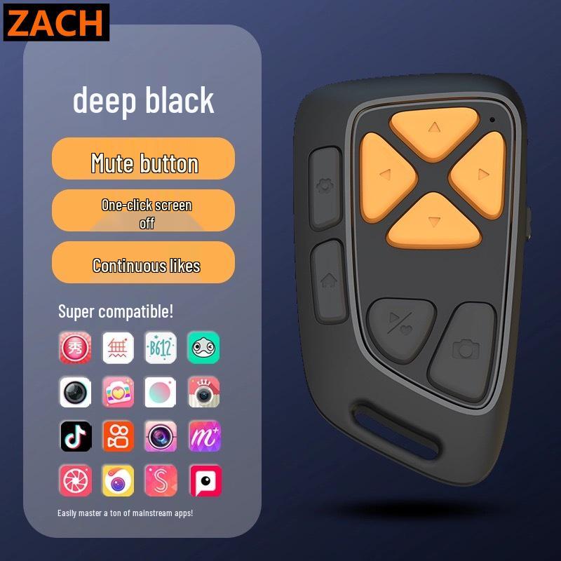 

ZACH Bluetooth-пульт для коротких видео, лайков, Douyin, веб-браузинга, Kuaishou и беспроводная селфи-палка - Перезаряжаемый