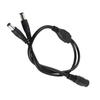 5.5x2.1mm Power Cord Splitter Adapter Cable Extension for CCTV Camera 1 Female to 2 Male