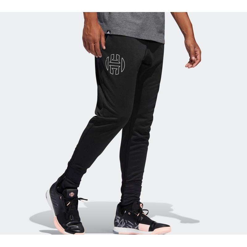 Adidas Knitted Sweatpants Men's Black Moderate Slim Fit Pants DP5728