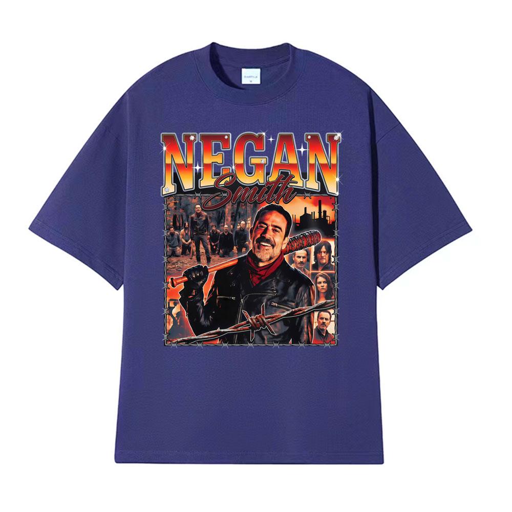 Negan Smith Unisex Funny Graphic Tee Shirt Unisex Women Fashion Classic Summer Tshirt High Quality Casual Oversized Loose T Shirts