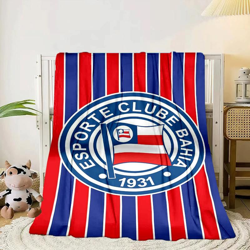 Football Club Emblem Blanket Flannel Blanket for bed, sofa, Camping, Hiking, Picnic Essentials, gift for family Fan gifts