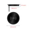 15W Desk Embedded Wireless Charger for Phone 15 S22 Counter Desktop Bedside Table Furniture Office Smartphones Charger