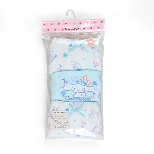 Sanrio Kids Shorts Set of 3 110cm Cinnamoroll Character 493953