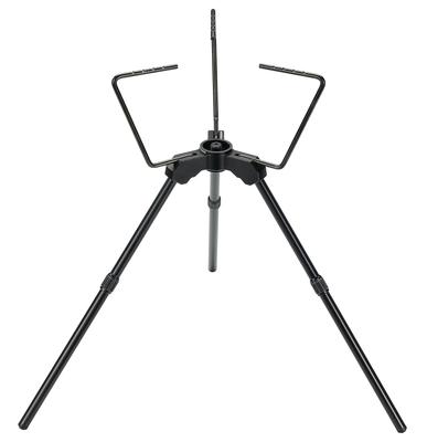 CAMPING MOON Smart Stand Lower Extension, 2-Tier, with Upper Support (Trivet), Gas Station, Black Gear, BKZ01