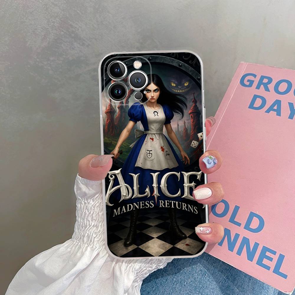

Популярная игра A-Alice M-Madness R-Returns Для IPhone 17 16 15 14 13 12 11 Pro Max Plus Чехол для телефона Высококачественный Силикон iPhone 15pro max