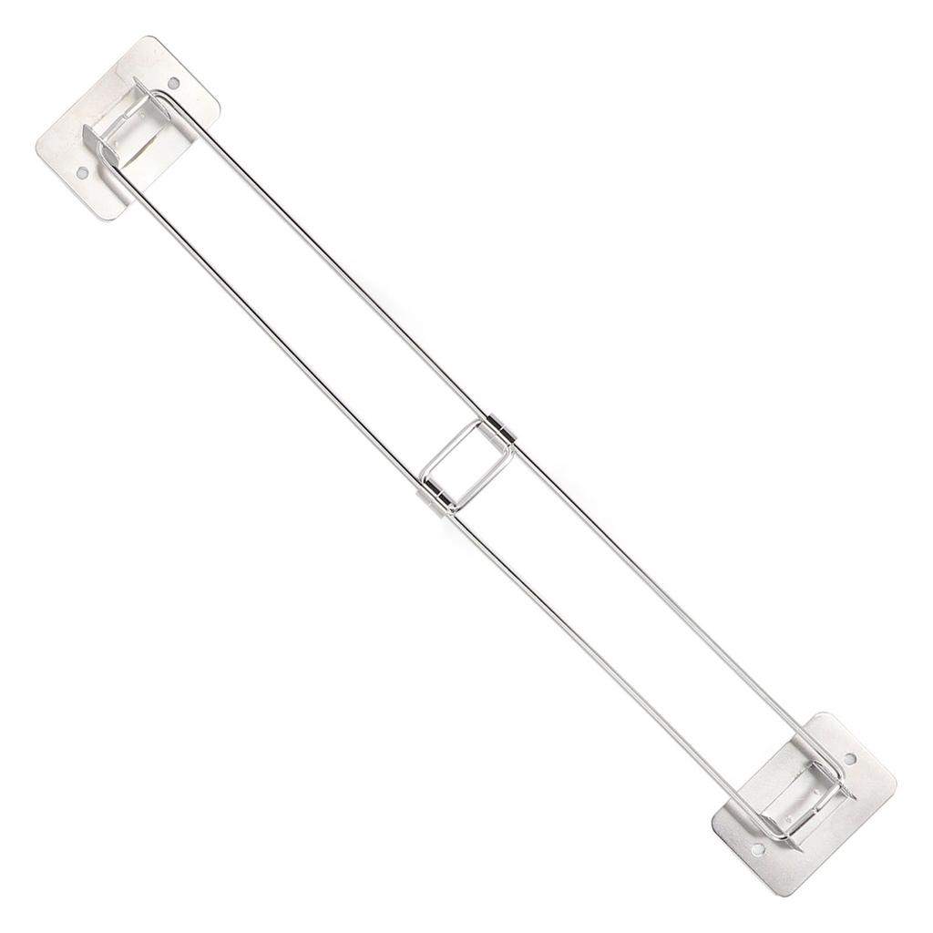 2Pcs RV Shower Corner Storage Bar Adjustable Shelf Guard Stainless Steel Rod 713in Stretchable