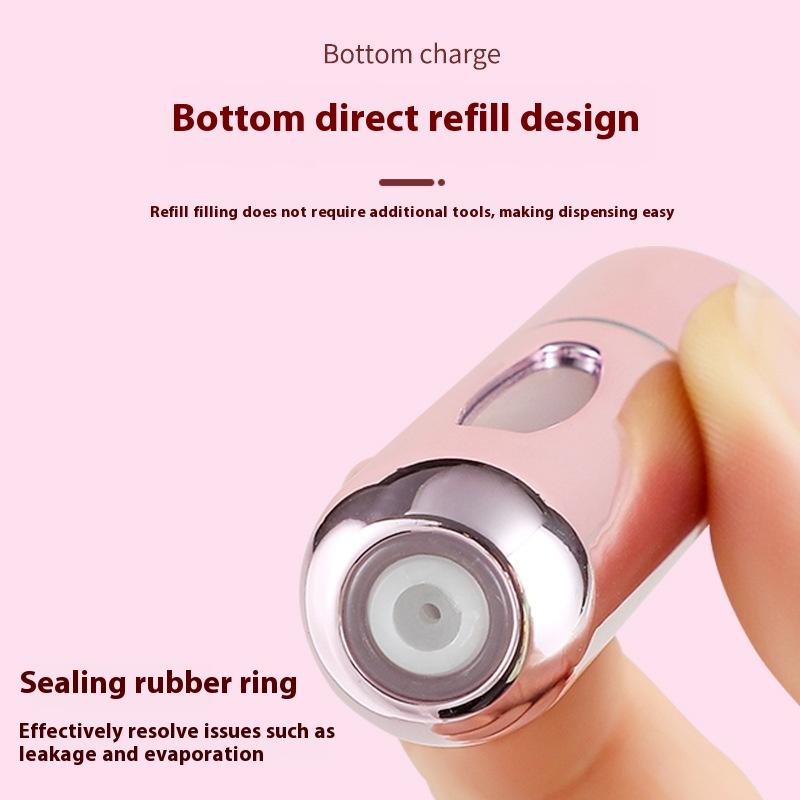 5 ml Parfüm-Abfüllflasche, Selbstpumpende tragbare Sprühflasche mit Bodenbefüllung, Recycelbare Parfüm-Probenflasche, Kosmetikflasche