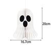 3D Honeycomb Design Halloween Honeycomb Ball Pendant Paper Craft Material Ceiling Mountable Hanging Halloween Ornaments