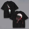 Ryomen Sukuna Jujutsu Kaisen Anime T-shirt Vintage Lavata Maglietta Top Estate Manica Corta Top in Cotone Abbigliamento