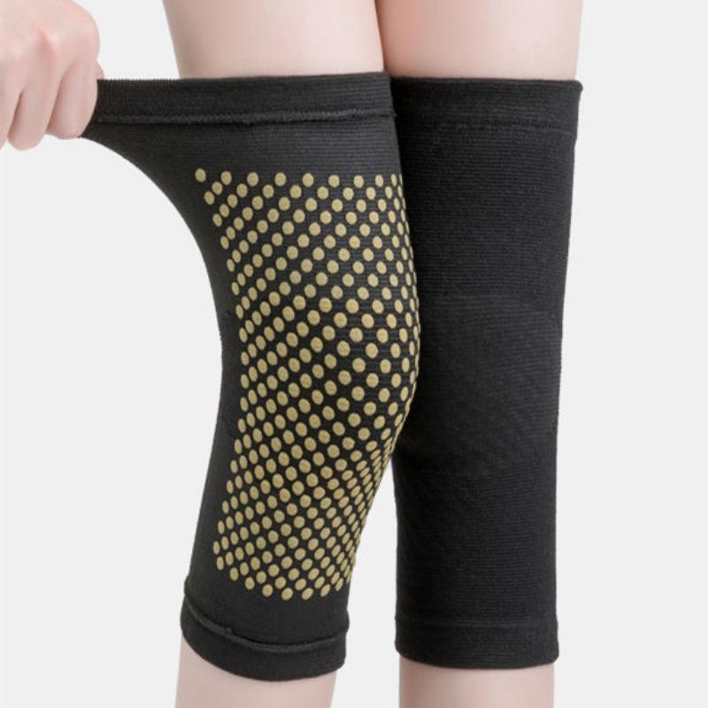 Spring Sports Warm Knee Pads Four-sided Elastic Lattice Foam Knee Leg Covers Middle-aged and Elderly Joints Cold Protection Knee
