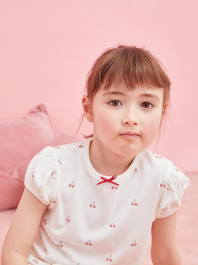 Gelato Pique Kids Cherry Print PKCT252428RED110 T-Shirt