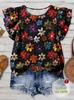 Available: 2026 Plus Size Women's 3D Printed Casual Summer Shirt, European & American Style.