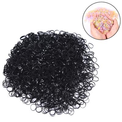 2500Pcs Kind Baby Haar Klar Gummibänder Elastische Zöpfe Zöpfe Haar Ring Seile