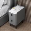 Modern Minimalist Sintered Stone Bedside Table
