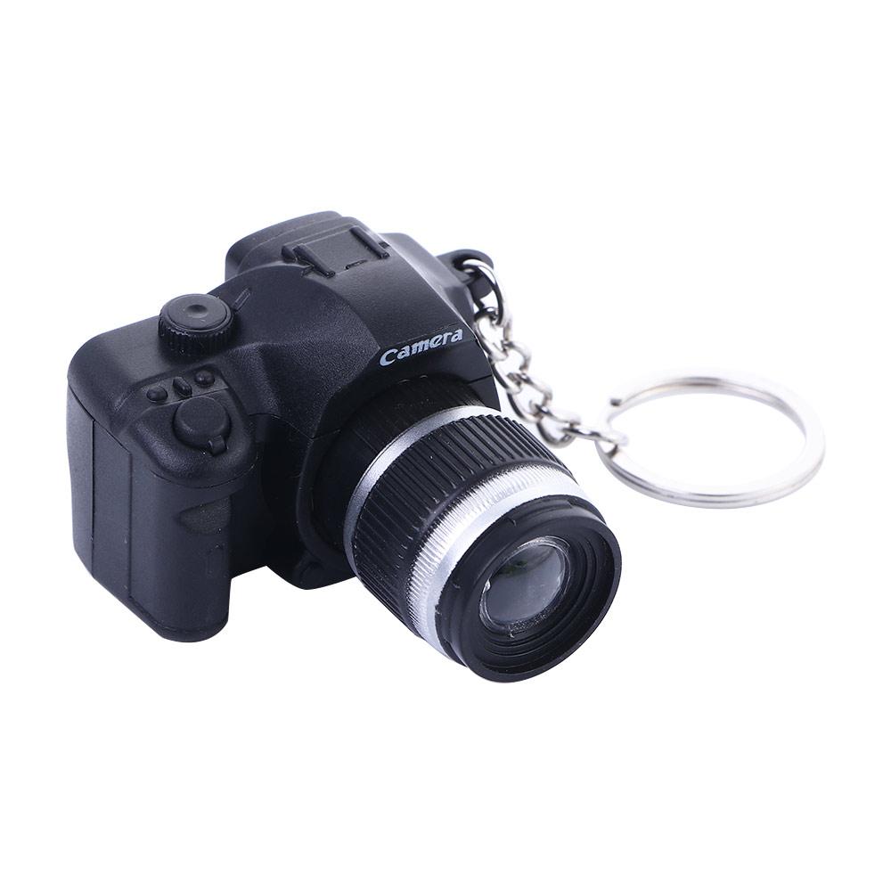 

Accessorie Pendant Led Light With sound Creative camera Simulation Cameras Flashing Camera Keychain Camera Keychain чёрный