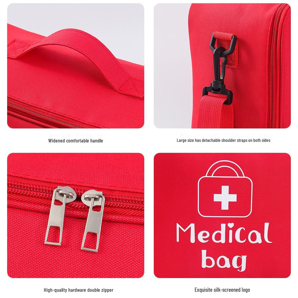 Large Capacity Portable Home & Travel First Aid Kit