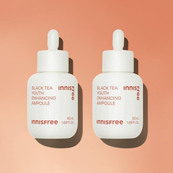 Innisfree Jugendfördernde Schwarztee-Ampulle [Großes Fassungsvermögen] 50 ml (3 Geben Sie ein)