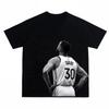 Camiseta de Baloncesto Stephen Curry Unisex Estampado Minimalista Streetwear Oversize Camiseta de Fan Estilo Diario Y2k Mangas Cortas Clásico