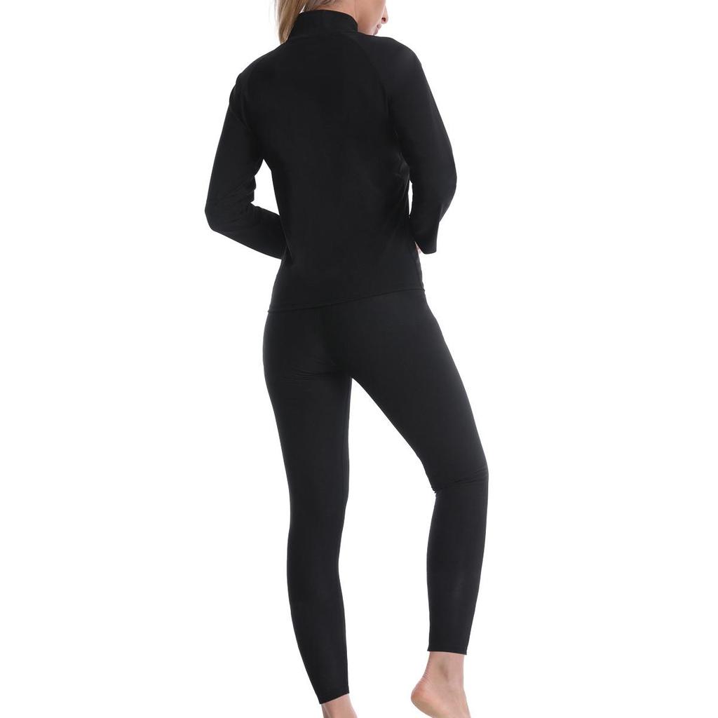 Women's Sauna Sweat Suit - Running, Fitness, Tummy Control with Pocket for Body Sculpting