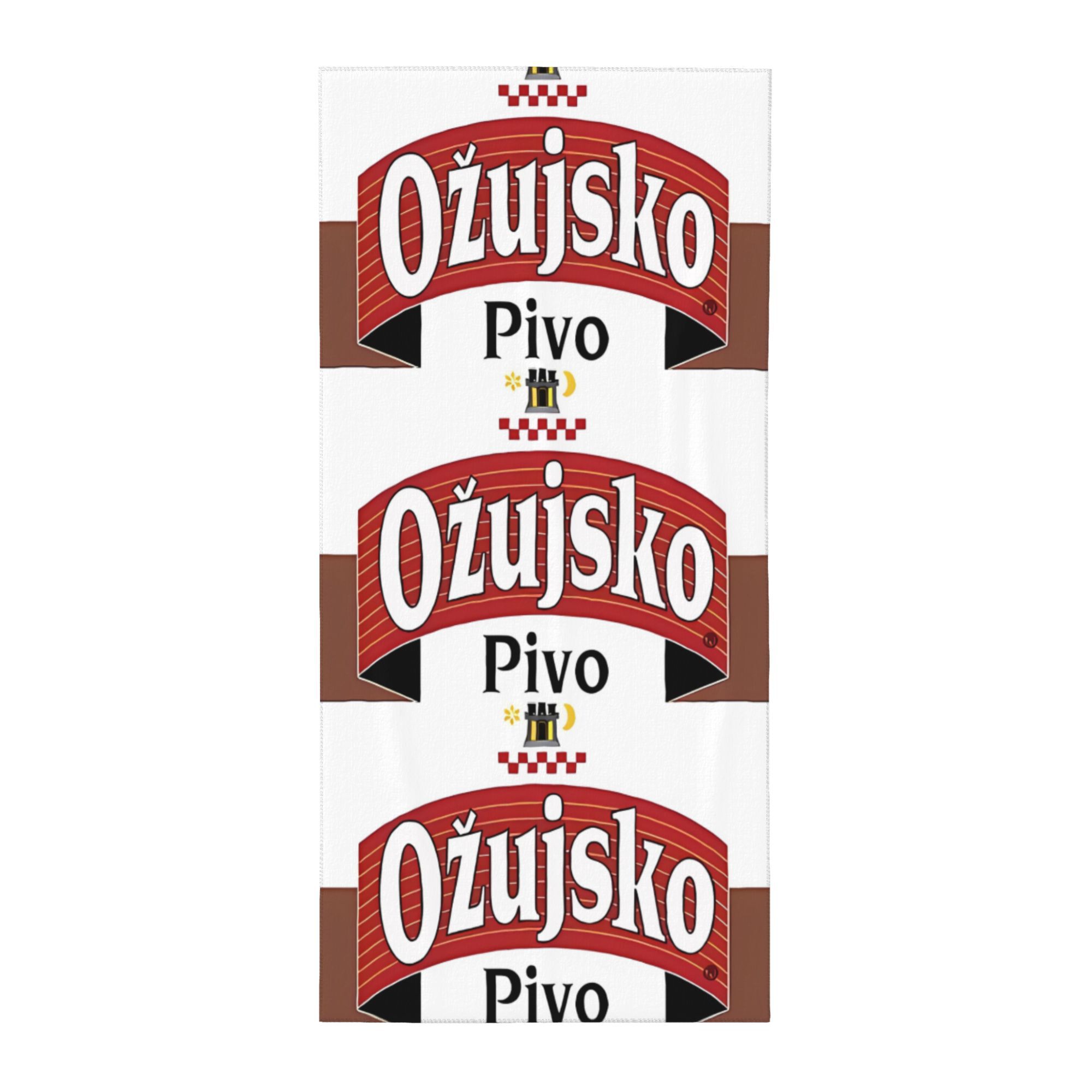 Lang Pattong White 1Pc Ozujsko Beer Croatia Beach Towel For Travel Bathing Swimming Camping Accessories