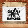 Ramones Band Party Flag Polyester Printed Flag Banner Tapestry for Garden Garage Decoration Concert Flag