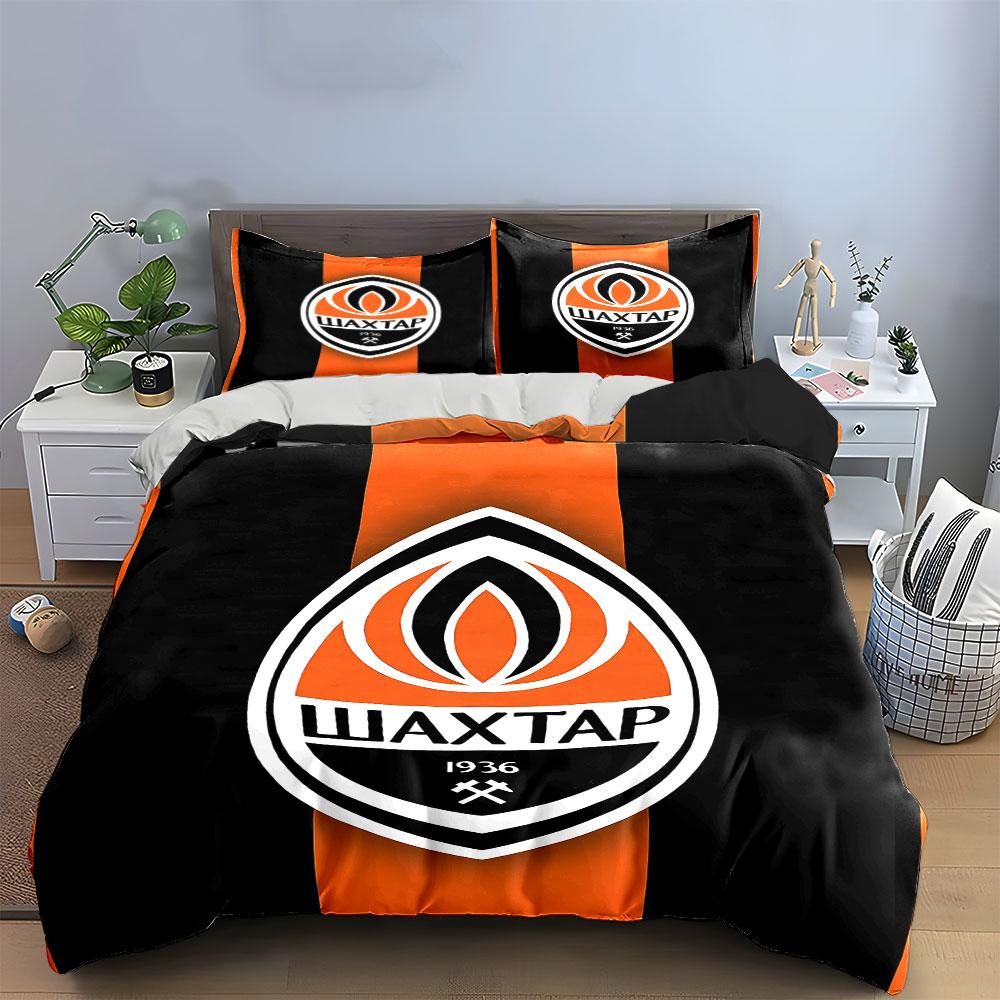 "Orange Black Logo Bedding Set" Bedding Duvet Cover Set Duvet Cover Pillowcases (1 * Duvet Cover 2 * Pillowcases, without duvet insert)