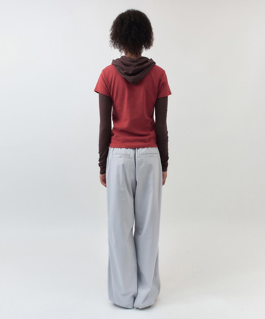 Simeteuligpeosenteu Basic Jersey T-Shirt / Red