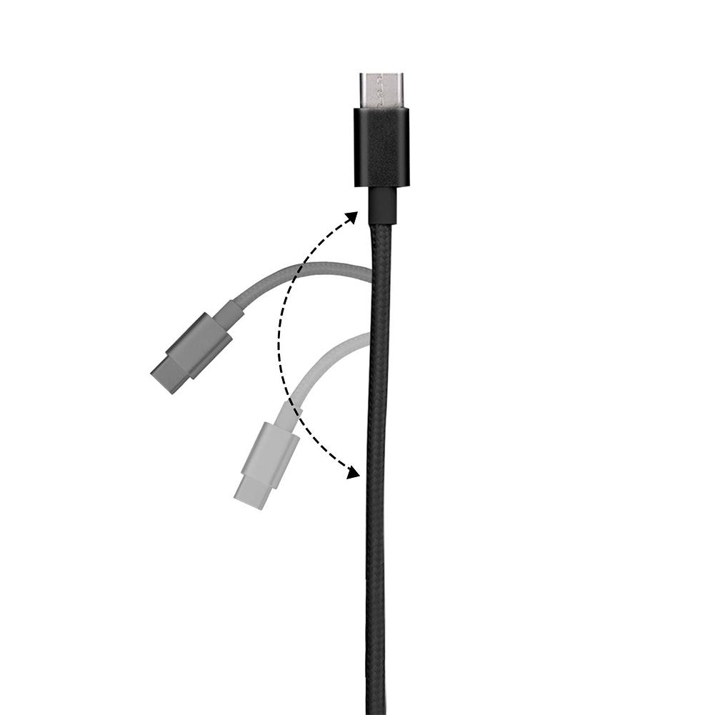 3a Usb Type C Cable Wire Fast Charging Date Synchronization Cables For Mobile Phone Computer Tablet 30cm